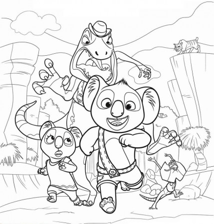 Blinky Bill Coloring Pages - Free Printable Coloring Pages for Kids