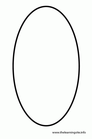 Free coloring pages of free oval