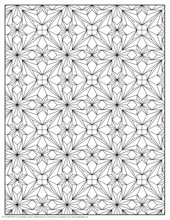 Free Printable Design Coloring Pages: 37 Color Sheets ...