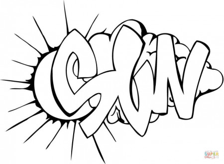Graffiti coloring pages | Free Coloring Pages