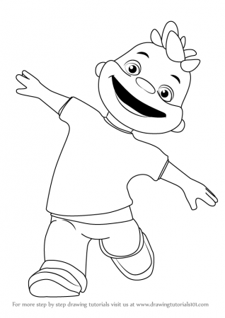 Gerald - Sid The Science Kid Coloring Page