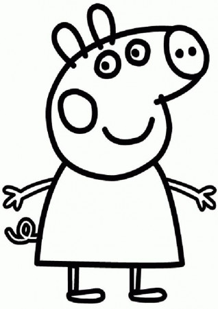 Children S Colouring Pages Peppa Pig - High Quality Coloring Pages