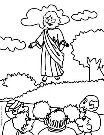 Jesus Ascension Coloring Page | Coloring And Activity Pages ...