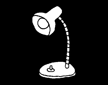 Small desk light coloring page - Coloringcrew.com