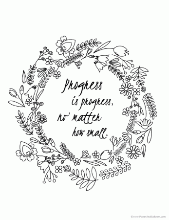 Quote coloring pages for everyone who just can't get enough of ...
