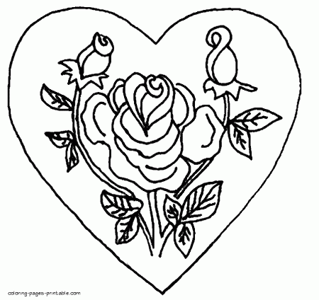 Love heart coloring pages that you can print || COLORING ...