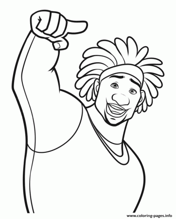 Big Hero 6 Movie Wasabi Coloring Pages Printable