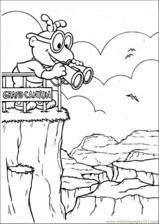Coloring Pages Looking From Grand Canyon (Cartoons > Muppet Babies 