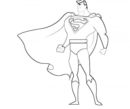 7 Superman Coloring Page