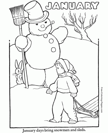 Free Winter Coloring Pages! | Free Coloring Pages