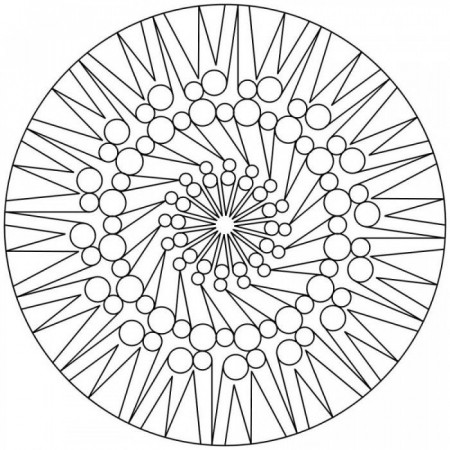 Mandala Coloring Pages Expert Level - Symbol Coloring Pages of The 