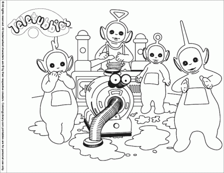 Teletubbies coloring pages in the Coloring Library