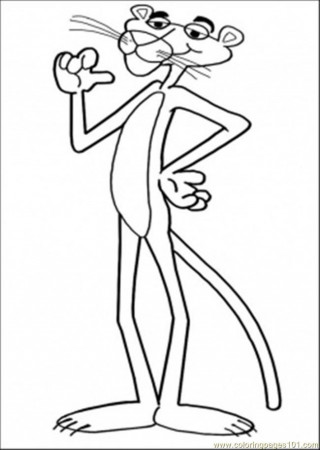 Coloring Pages Thats Me (Cartoons > Pink Panther) - free printable 
