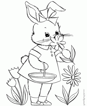 Little easter Bunny Coloring pages | Color Printing|Sonic coloring 