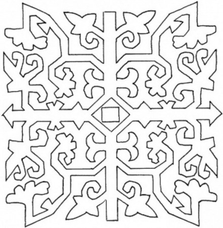 abstract design Colouring Pages