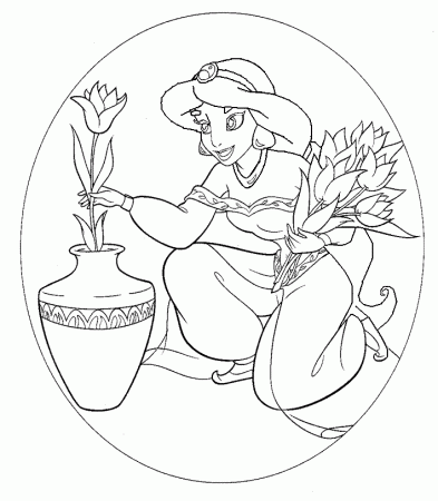 jasmine flower Colouring Pages (page 2)