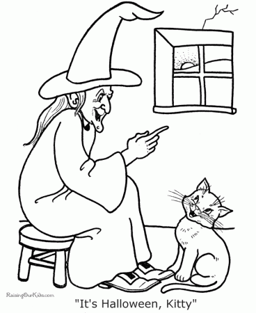 Halloween coloring pages to print - 011