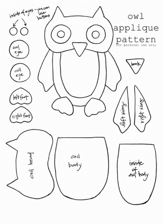 Owl template | Cards - Patterns