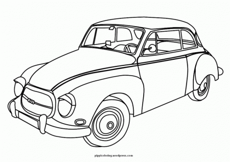 Cars Coloring Pages Print 266 Car Coloring Pages