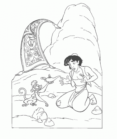 Coloring Page - Aladdin coloring pages 9