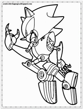 Sonic Character Coloring Pages 192987 Sonic Coloring Page