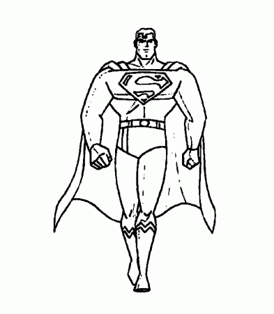 Superman Coloring Pages Free - Free Printable Coloring Pages 