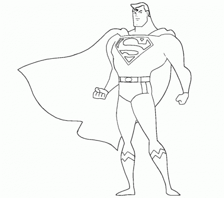 Superman Coloring Pages Free - Superman Coloring Pages : iKids 
