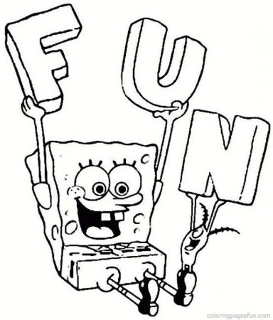 SpongeBob SquarePants Coloring Pages 11 | Free Printable Coloring 