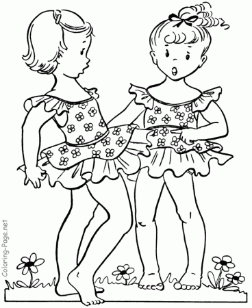 Summer coloring page - The same suit! | Summer fun!/Summercloring! | …