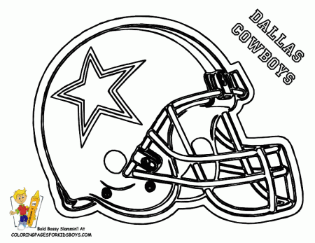 DALLAS COWBOYS Colouring Pages