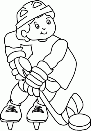 Hockey Coloring Pages | kids coloring pages | Printable Coloring Pages