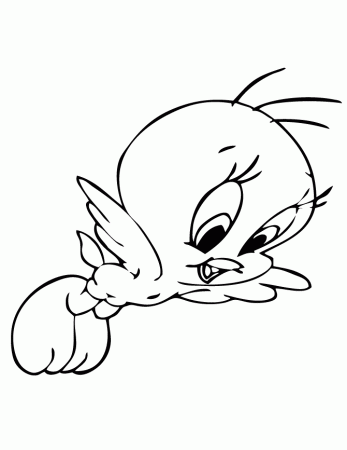 Tweety Bird Pictures Coloring Pages | Cartoon Characters Coloring 