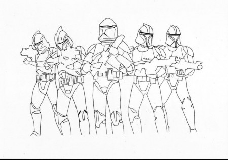 Clonetrooper LSW3 Png 153836 Star Wars Clone Trooper Coloring Pages