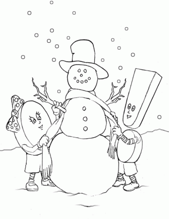 10 Christmas Coloring Pages Picture for Kids