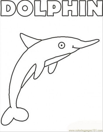 Printable Dolphin Coloring Pages | Animal Coloring pages 