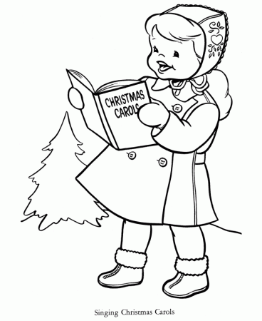 Printable Christmas Coloring Pages - Wallpaper HD