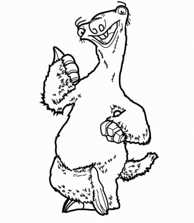 iceage 2 Colouring Pages