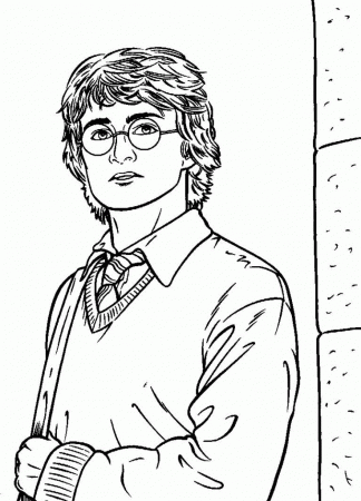 Printable-Harry-Potter-Coloring-Pages-737×1024 | COLORING WS