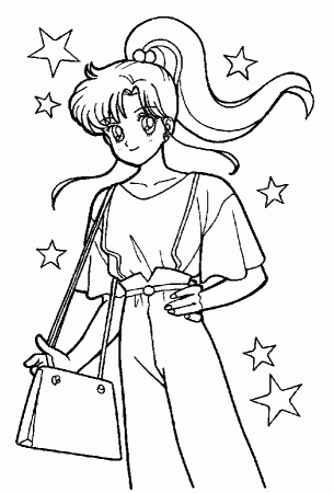 l sailor moon Colouring Pages