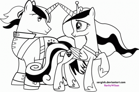 My Little Pony Princess Cadence Coloring Pages Printable Coloring 