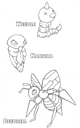 Weedle 4 Coloring Page - Free Printable Coloring Pages for Kids