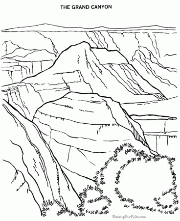 Grand Canyon coloring pages - 019 | Coloring pages, Space coloring pages,  Coloring books