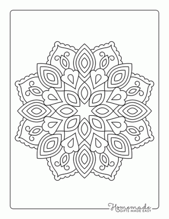 Free Printable Mandala Coloring Pages