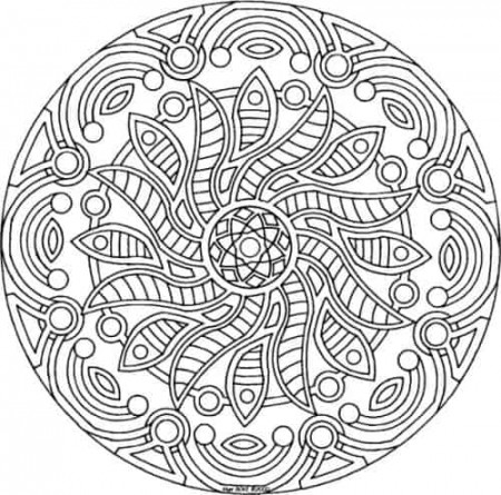 Mandala Coloring Pages for Adults - Sweet T Makes Three