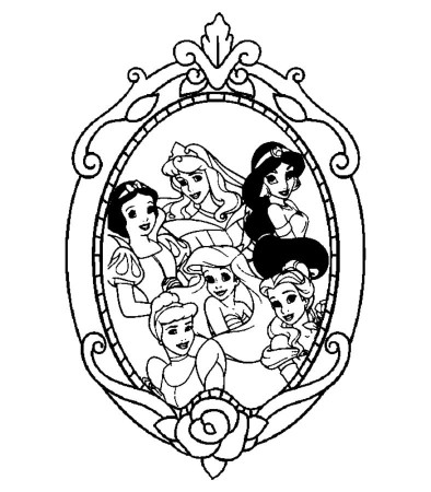 Coloring pages: Coloring pages: Disney Princess, printable for kids &  adults, free