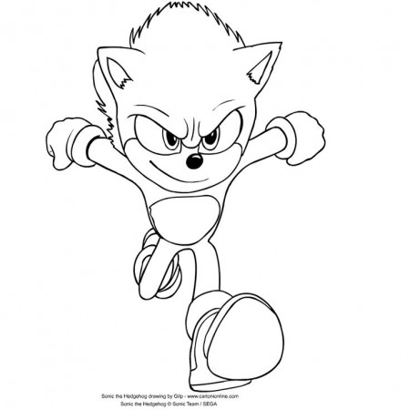 Sonic the Hedgehog coloring page - Drawing 1 | Folhas para colorir,  Imprimir desenhos para pintar, Desenhos para colorir pokemon