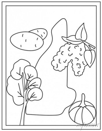 New hampshire coloring page designed in hand drawn vectors wall mural •  murals linear, outline, template | myloview.com
