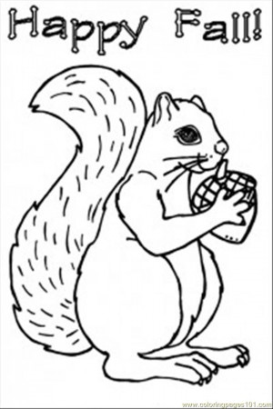Printable Acorn Coloring Page - Coloring Pages for Kids and for Adults