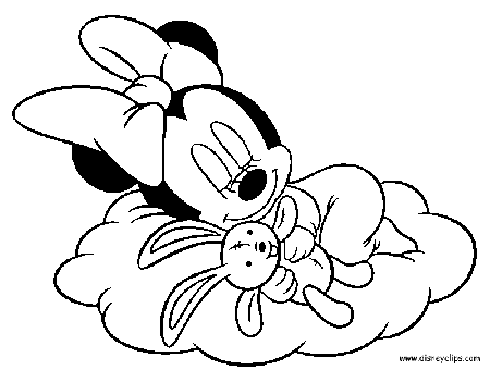 Baby Mickey Mouse Friends Coloring Pages - Coloring Page