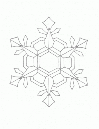 COLORING PAGE SNOWFLAKES Â« ONLINE COLORING